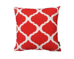 OVAL- Red Cushion