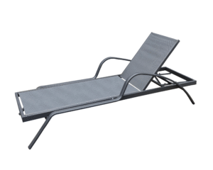 Rengard SUNNY Aluminium Sun Lounger with Armrest and Adjustable Incline