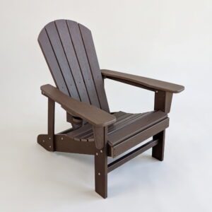 rengard garden outdoor adirondack armchair chair weatherproof wpc composite natural wood grain brown all weather waterproof
