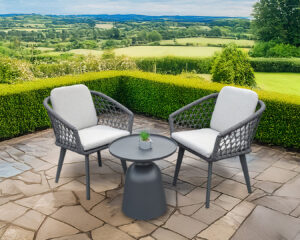 WALTZ Dark Bistro Set