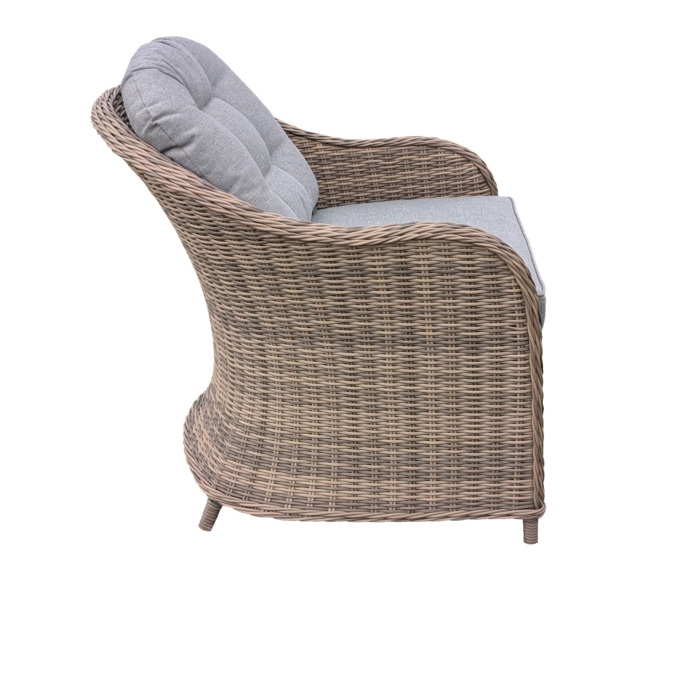 AMY Rattan Bistro Set with Small Dining Table - Image 4