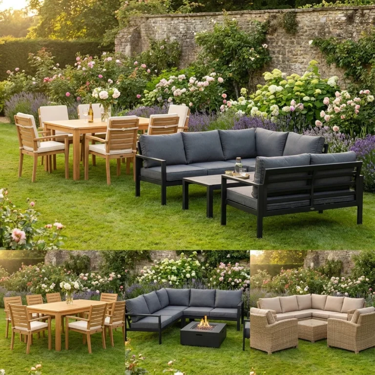 Rattan vs Aluminium vs Teak: Best Outdoor Furniture for Gardens