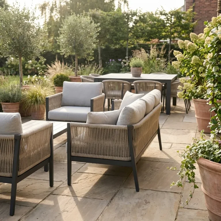 Contemporary Rope‑Weave Furniture for Chester Gardens