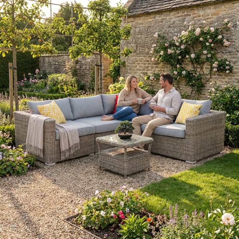 Key Design Details of a Trendy Modular Rattan Set for UK Terraces