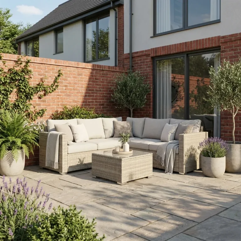 Rattan Compact Corner Sofa Set for Modern UK Homes