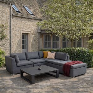 Rengard LAUREN Fabric Corner Sofa Set for garden, patio or conservatory