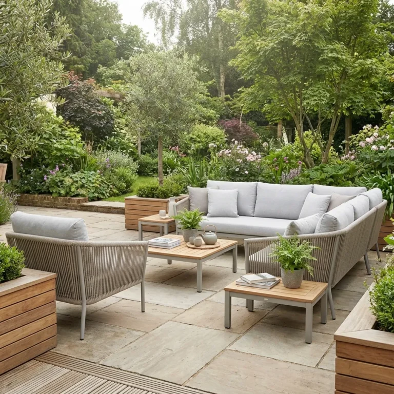 Rope Weave Garden Lounge Set: Modern Outdoor Style 2026