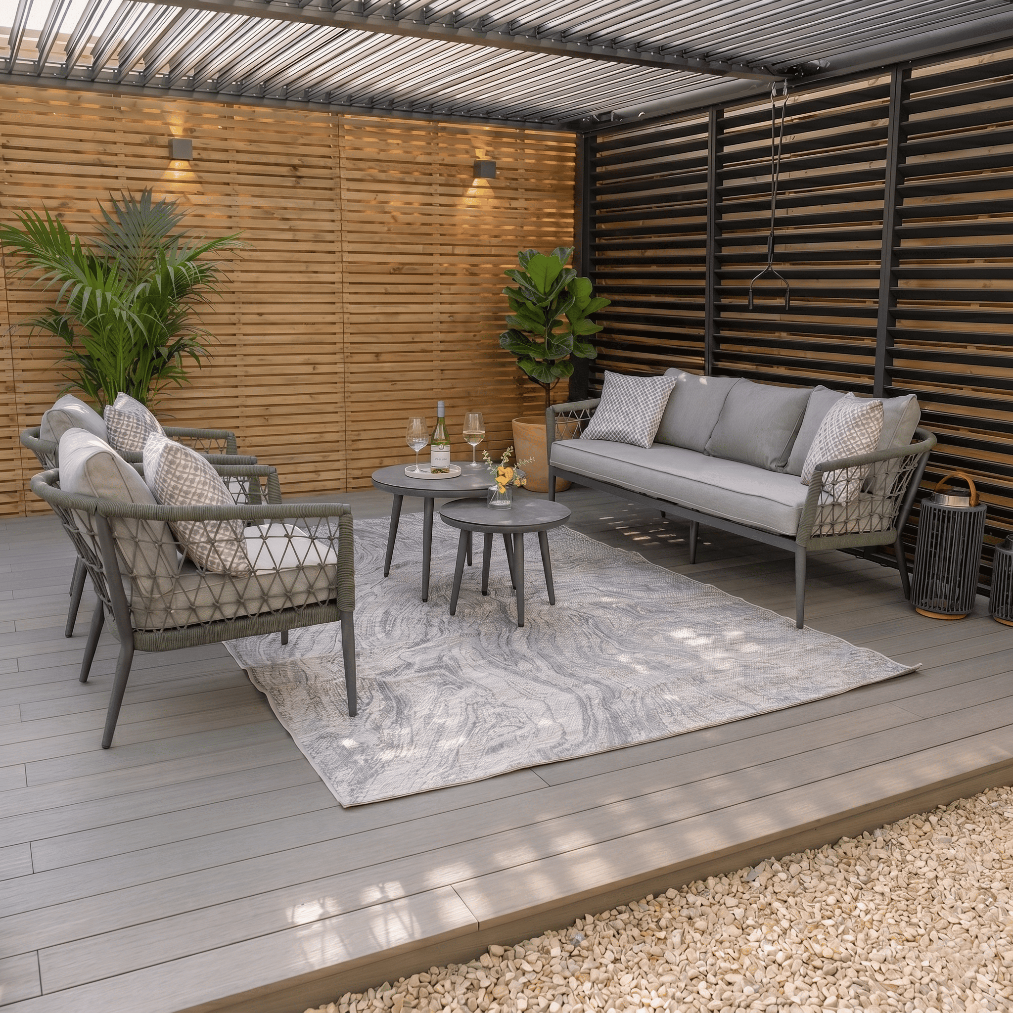 rengard outdoor and garden lounge sofa set