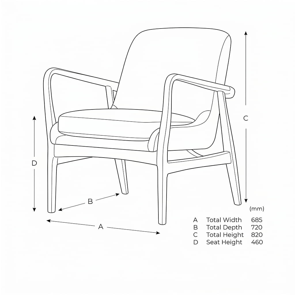 Skagen Natural Armchair - Image 8