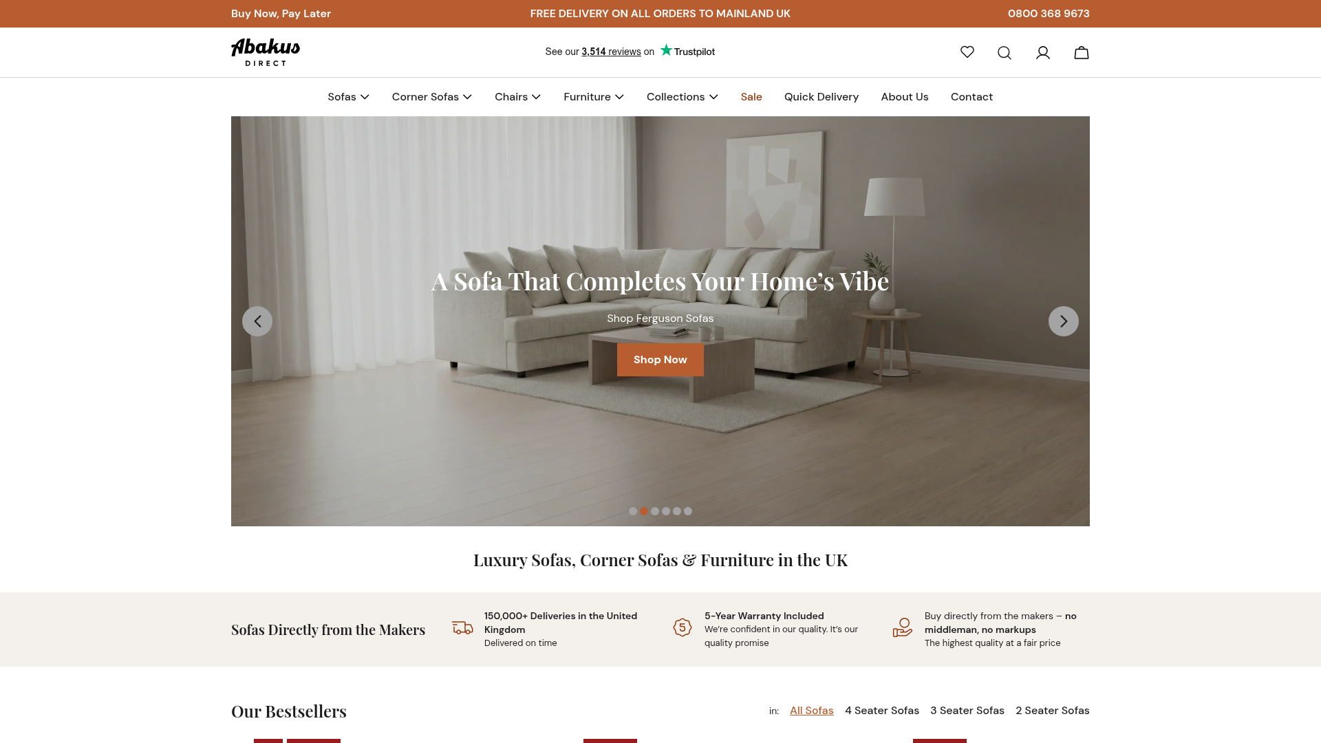 Unique Value Proposition Homepage