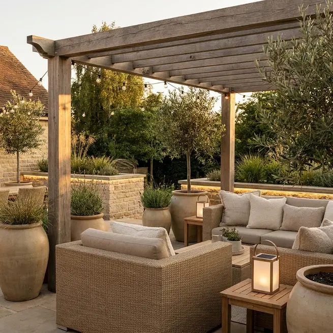 Stylish 2025 outdoor living setup
