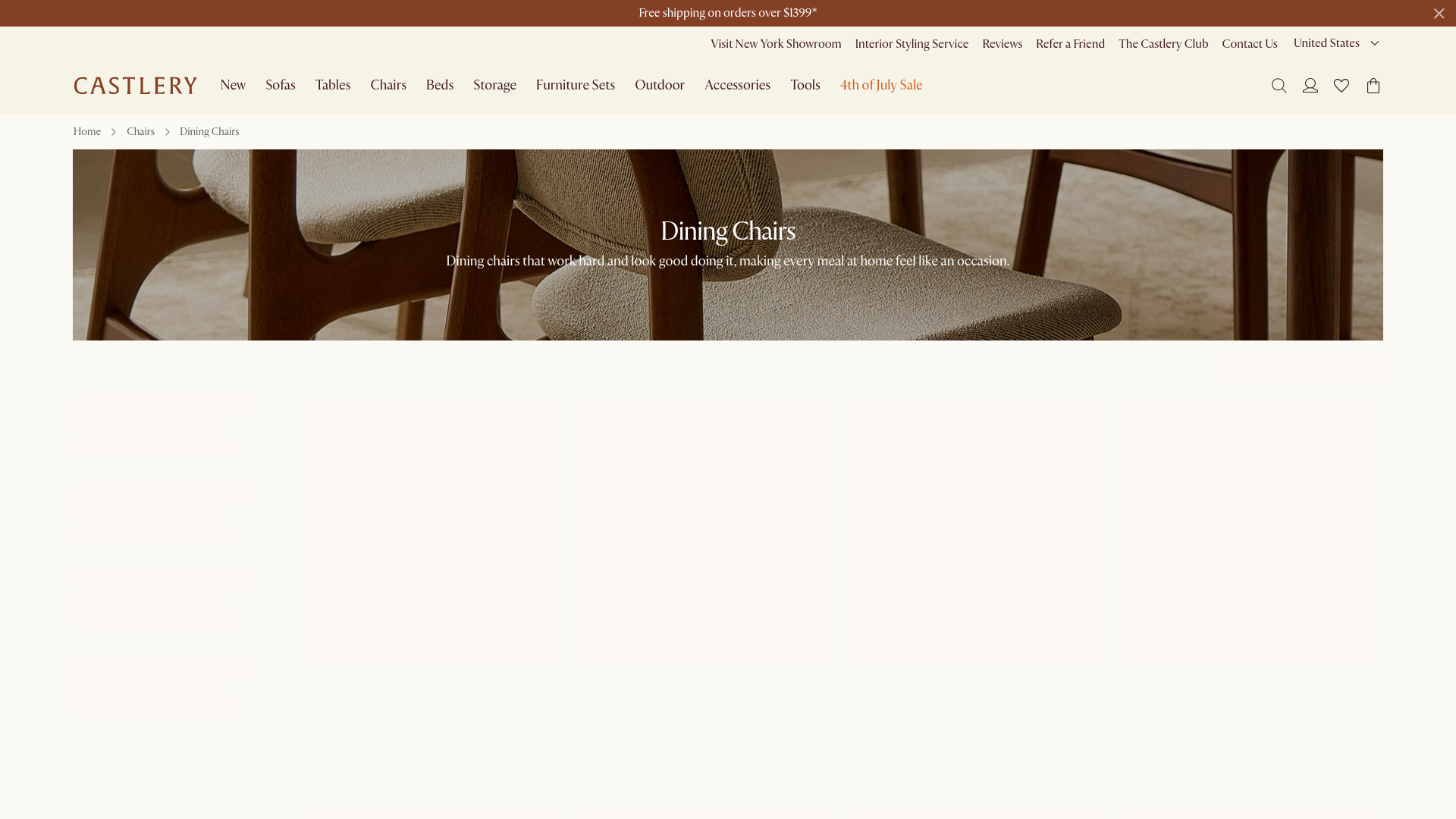 2. Castlery Homepage