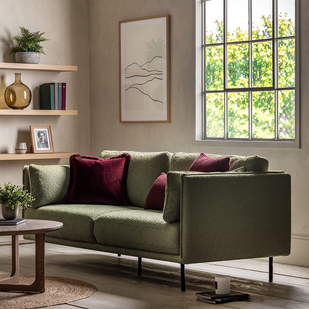 Langham Green Sofa - Image 3
