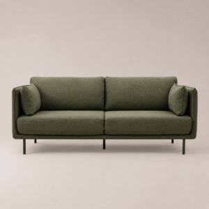 rengard langham green boucle sofa for home and interior lounging