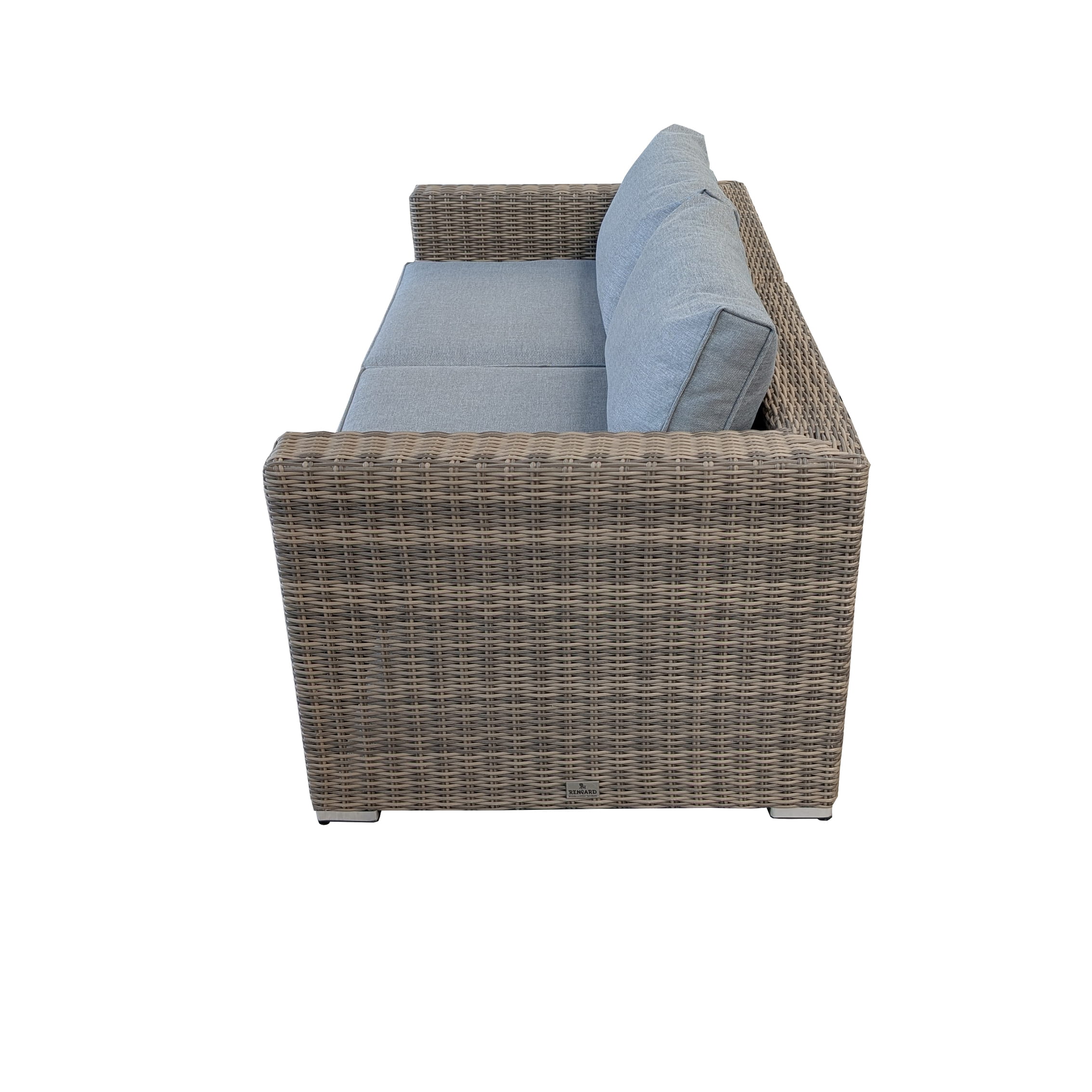 JENNY 2 Seater Rattan Sofa Set with Gas Fire Pit Table - Image 2