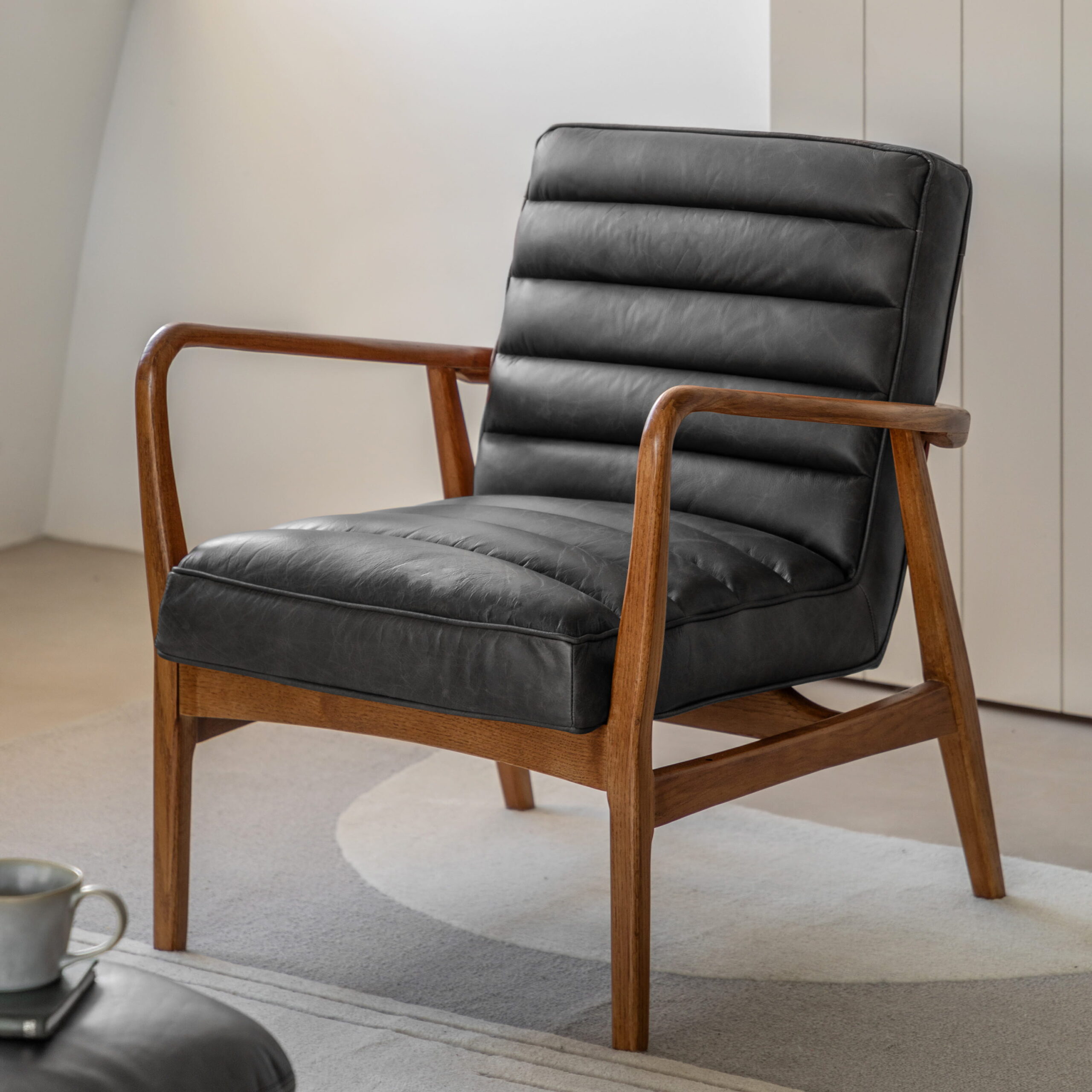 Camden Antique Ebony Armchair - Image 2
