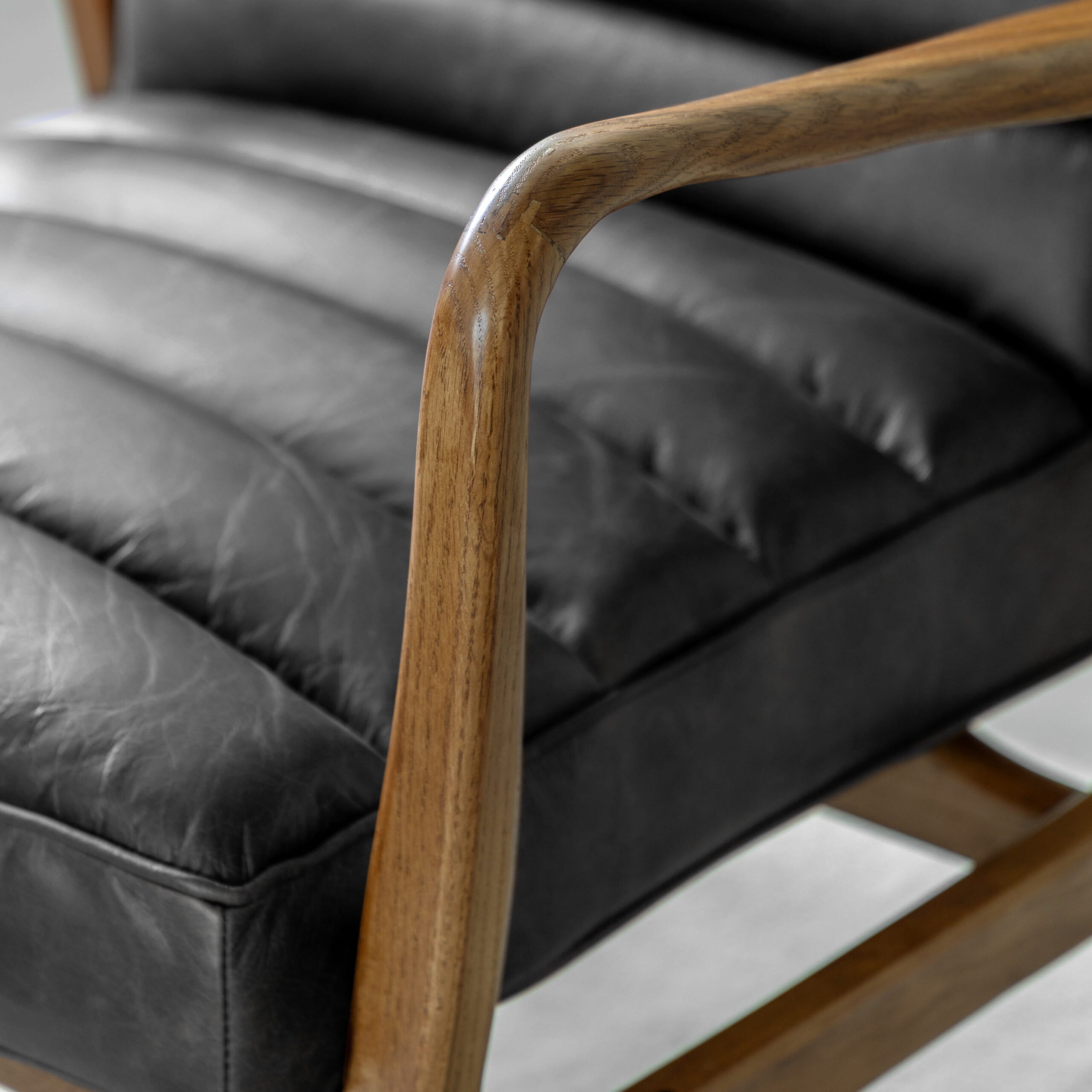 Camden Antique Ebony Armchair - Image 3