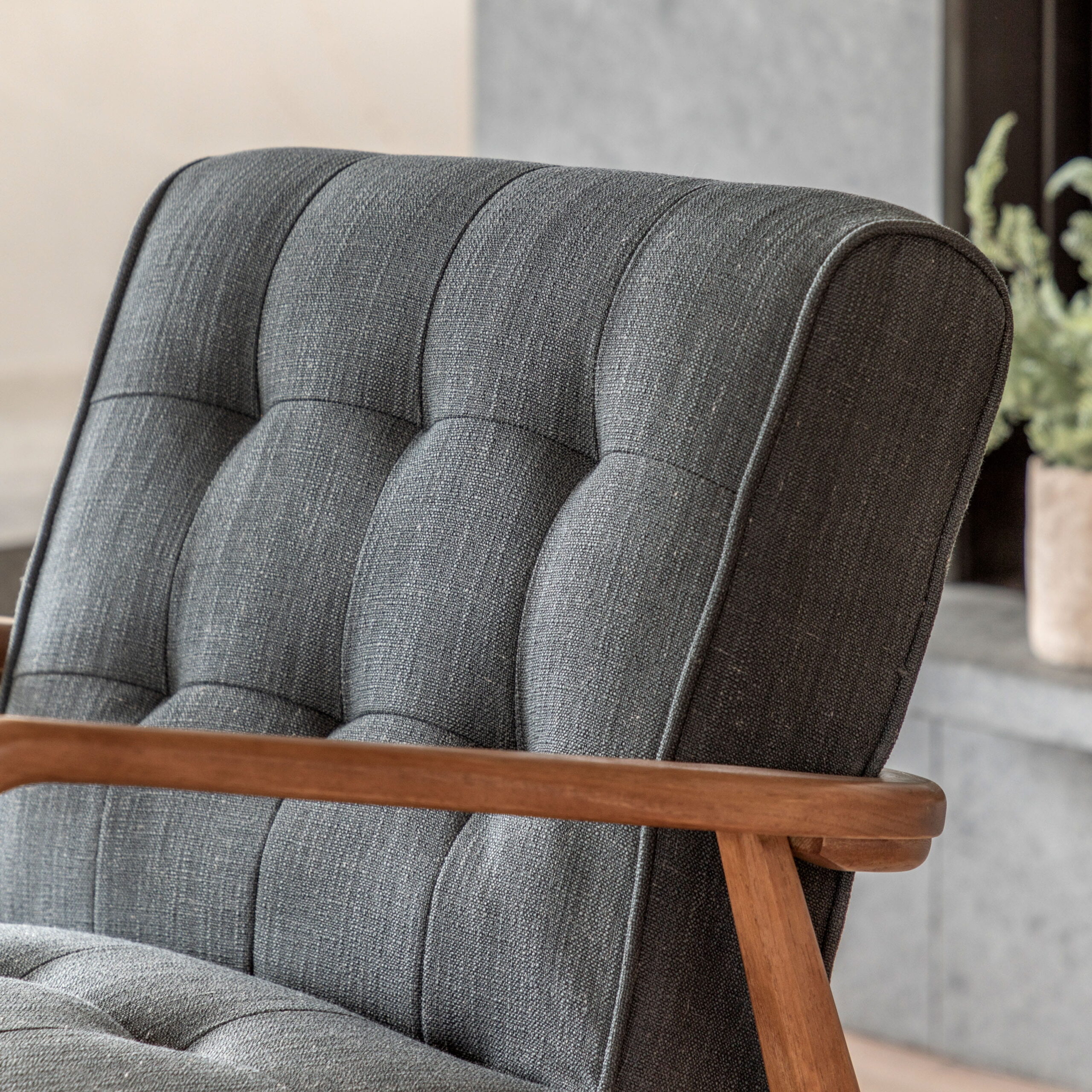 Hoxton Grey Armchair - Image 3