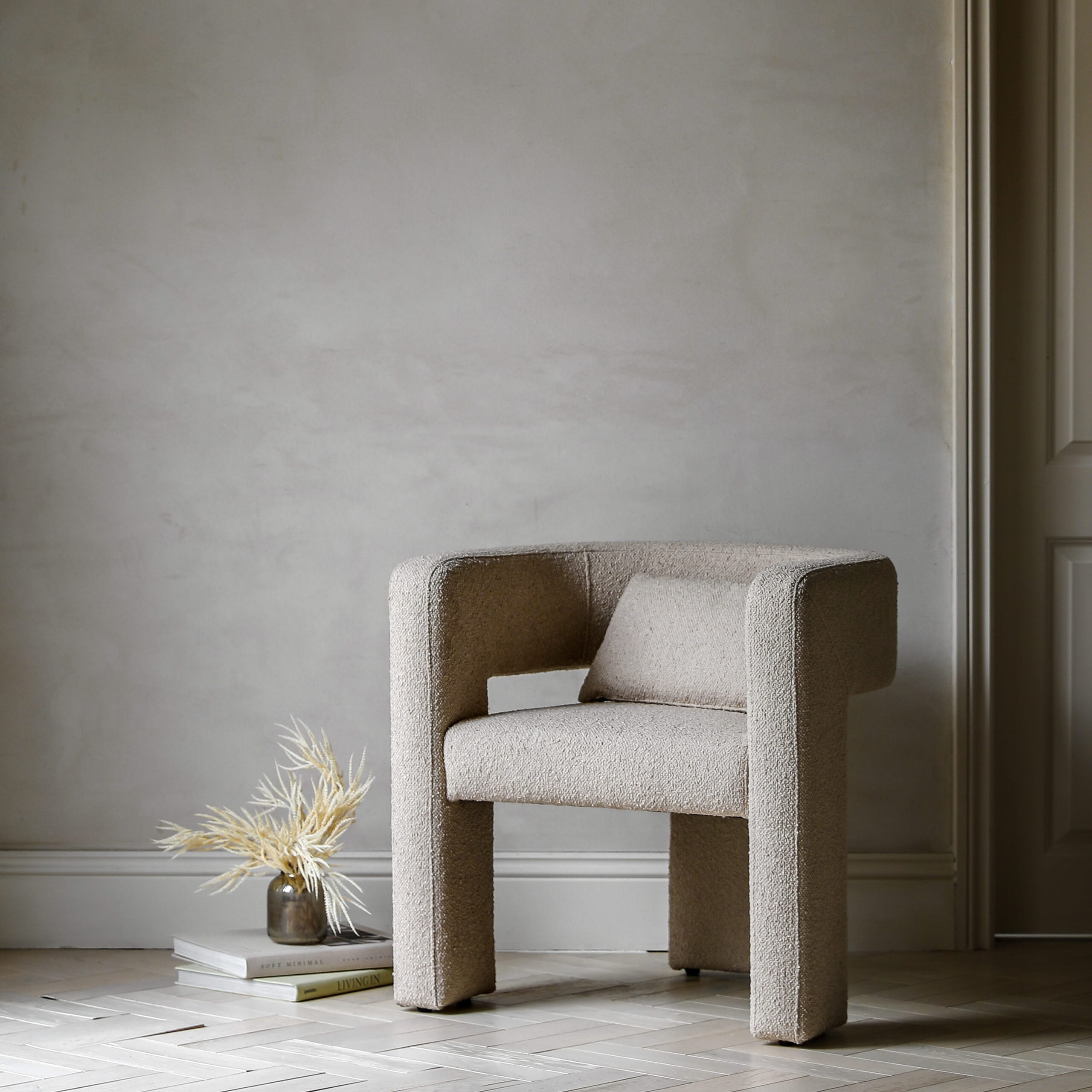 Lucca Taupe Armchair - Image 2