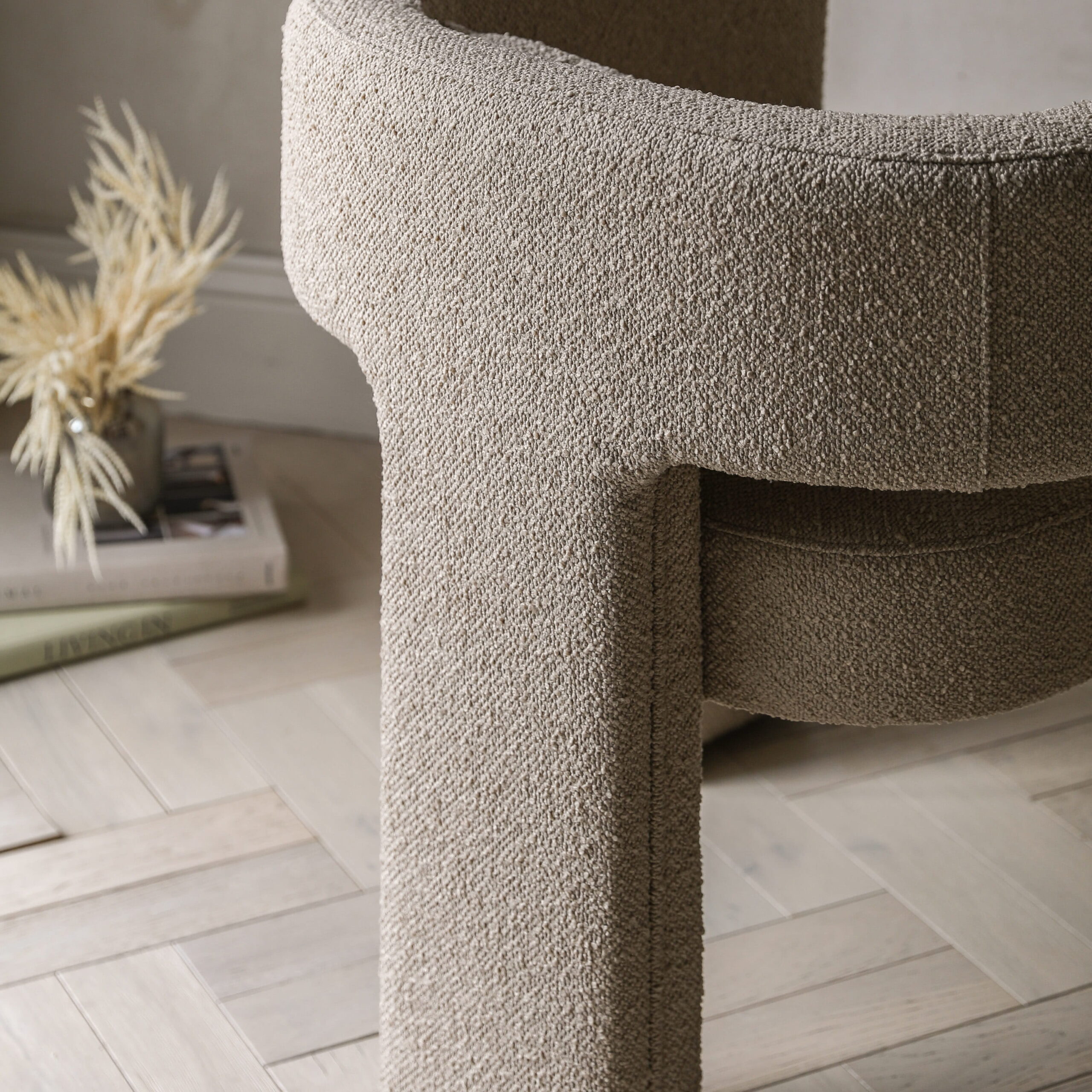 Lucca Taupe Armchair - Image 4