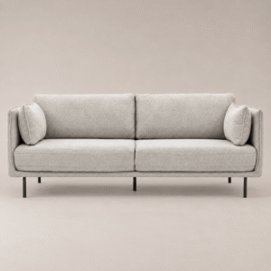 rengard home furniture interior indoor sofa boucle white cream 3 seater sofa
