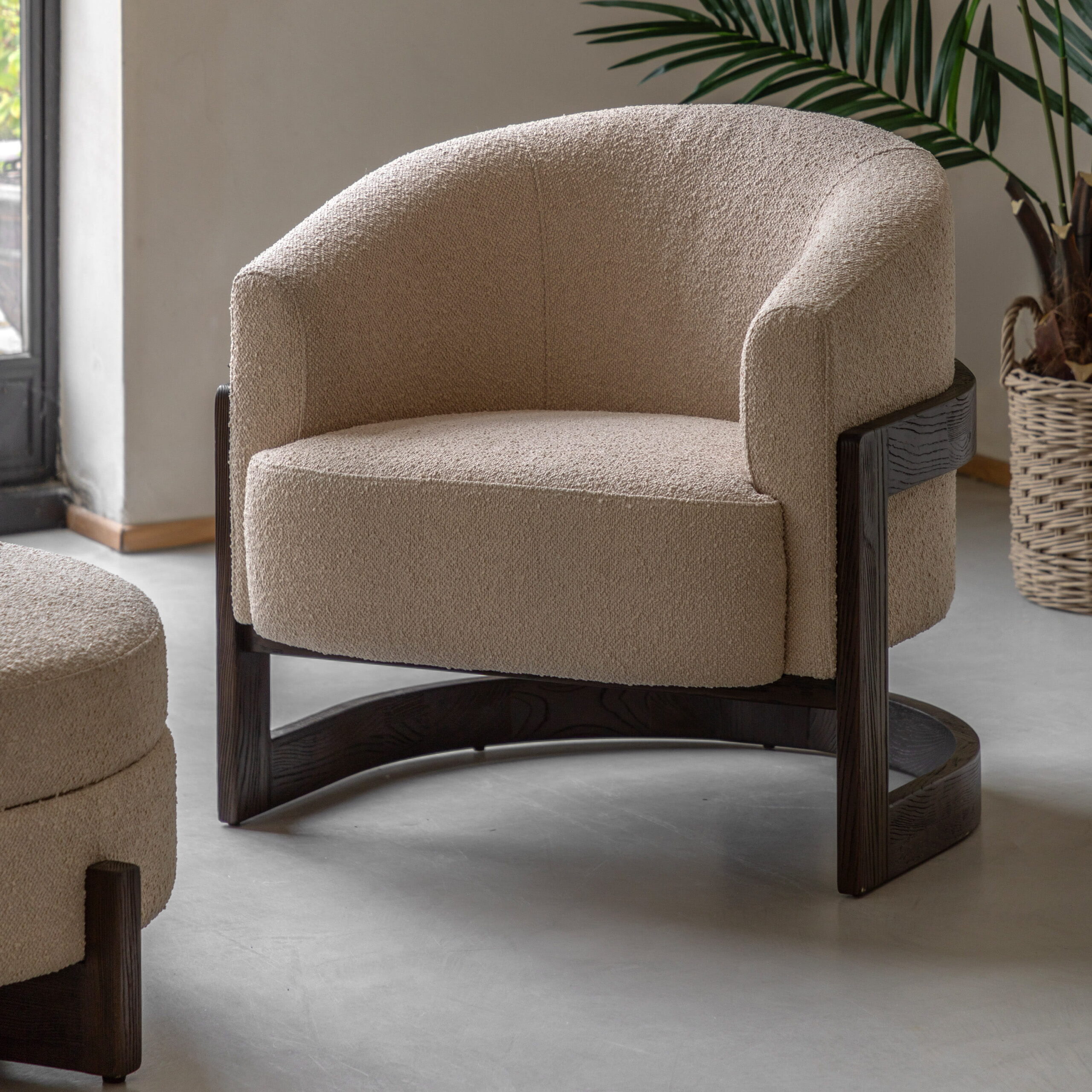 Marel Cream Armchair - Image 2