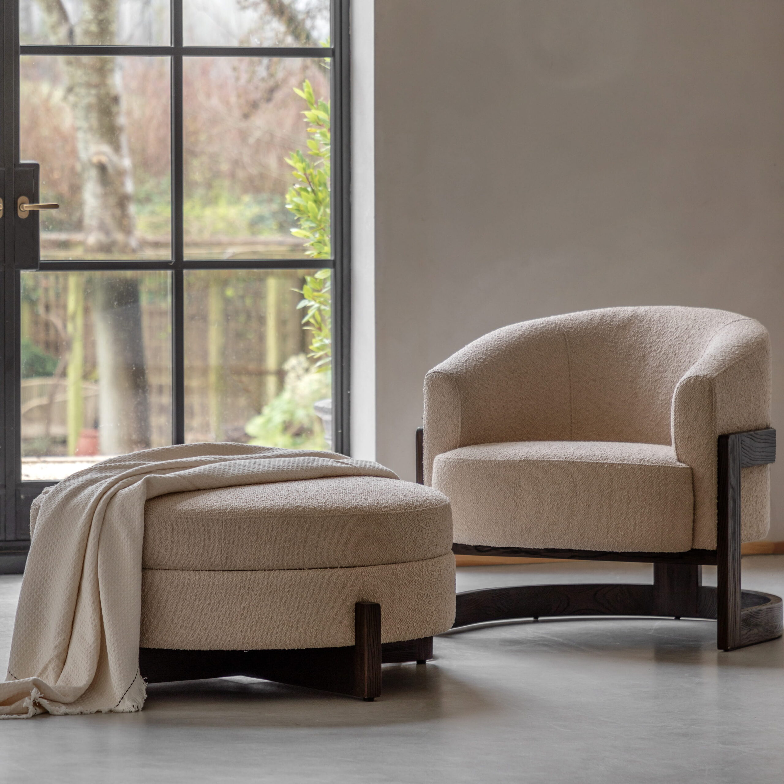 Marel Cream Armchair - Image 5