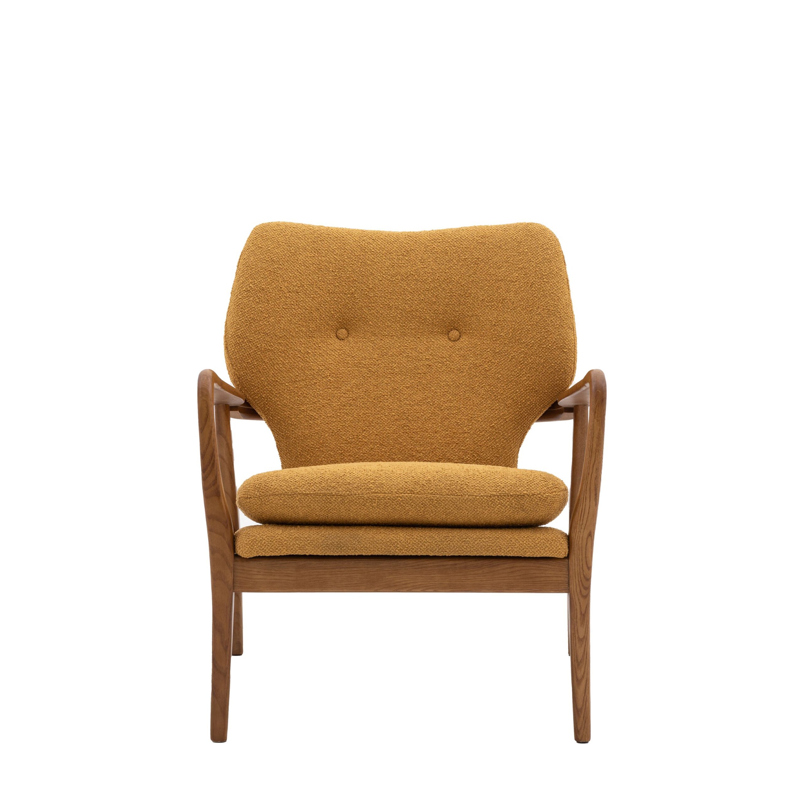 Sorenna Ochre Armchair - Image 3