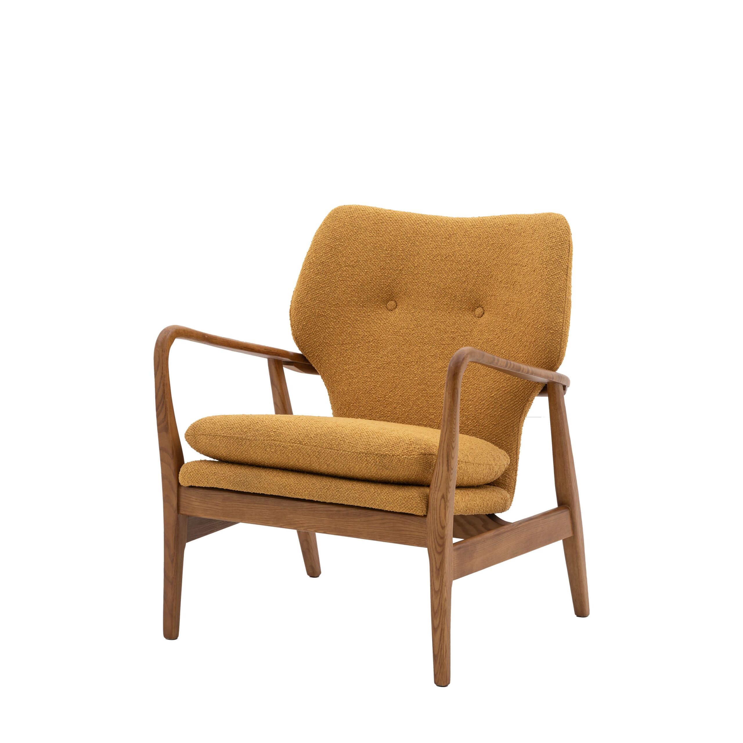 Sorenna Ochre Armchair - Image 4