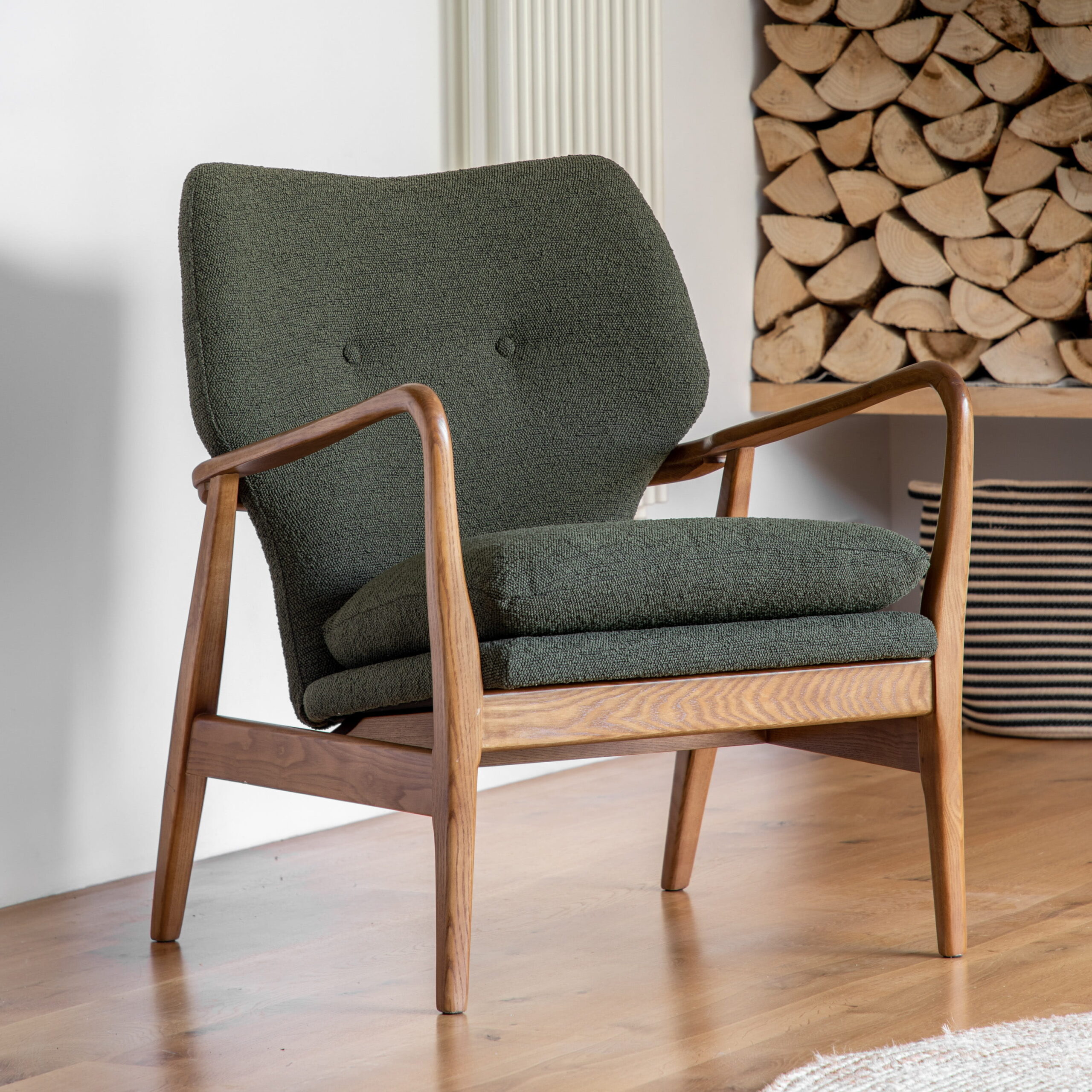 Sorenna Green Armchair - Image 2