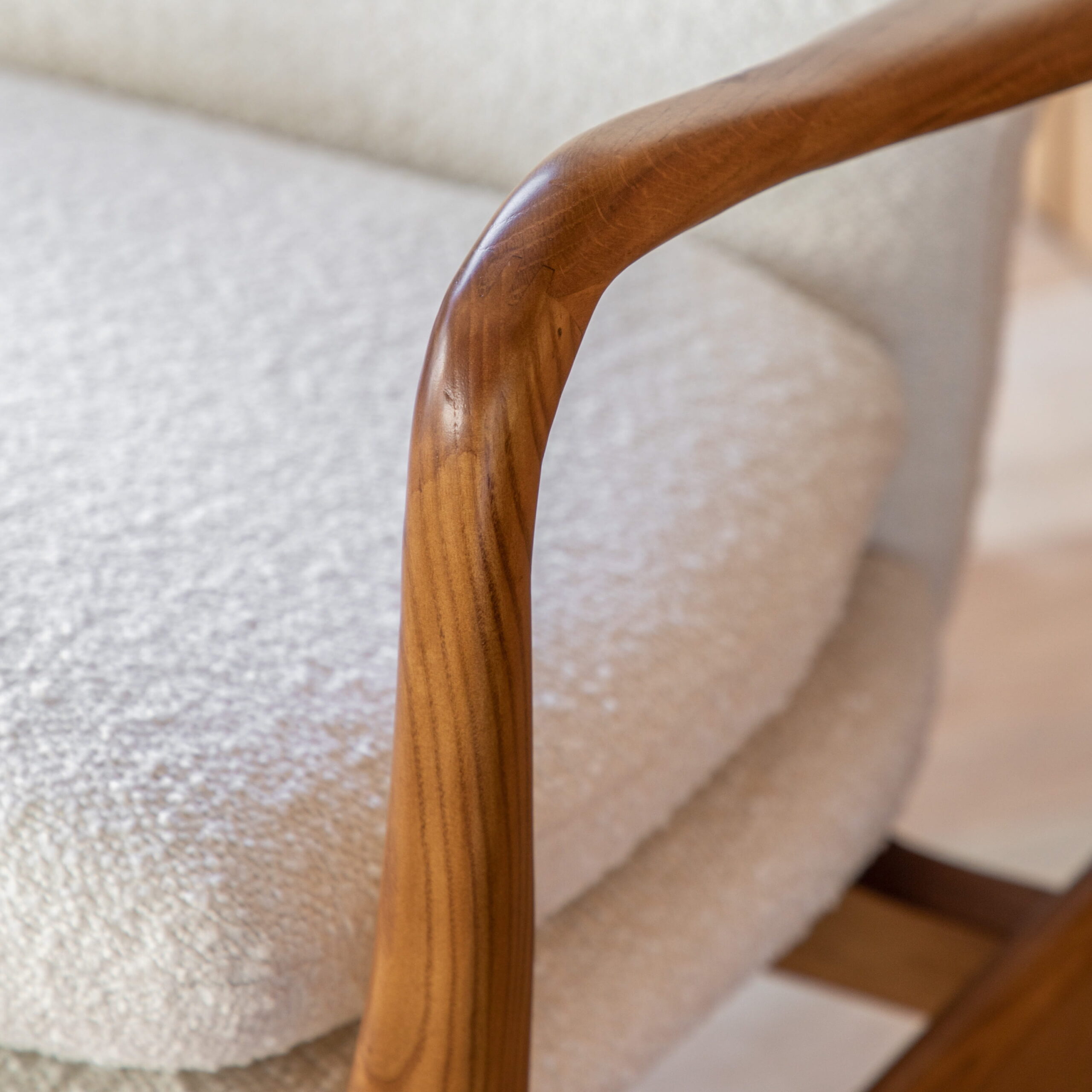 Sorenna Cream Armchair - Image 3