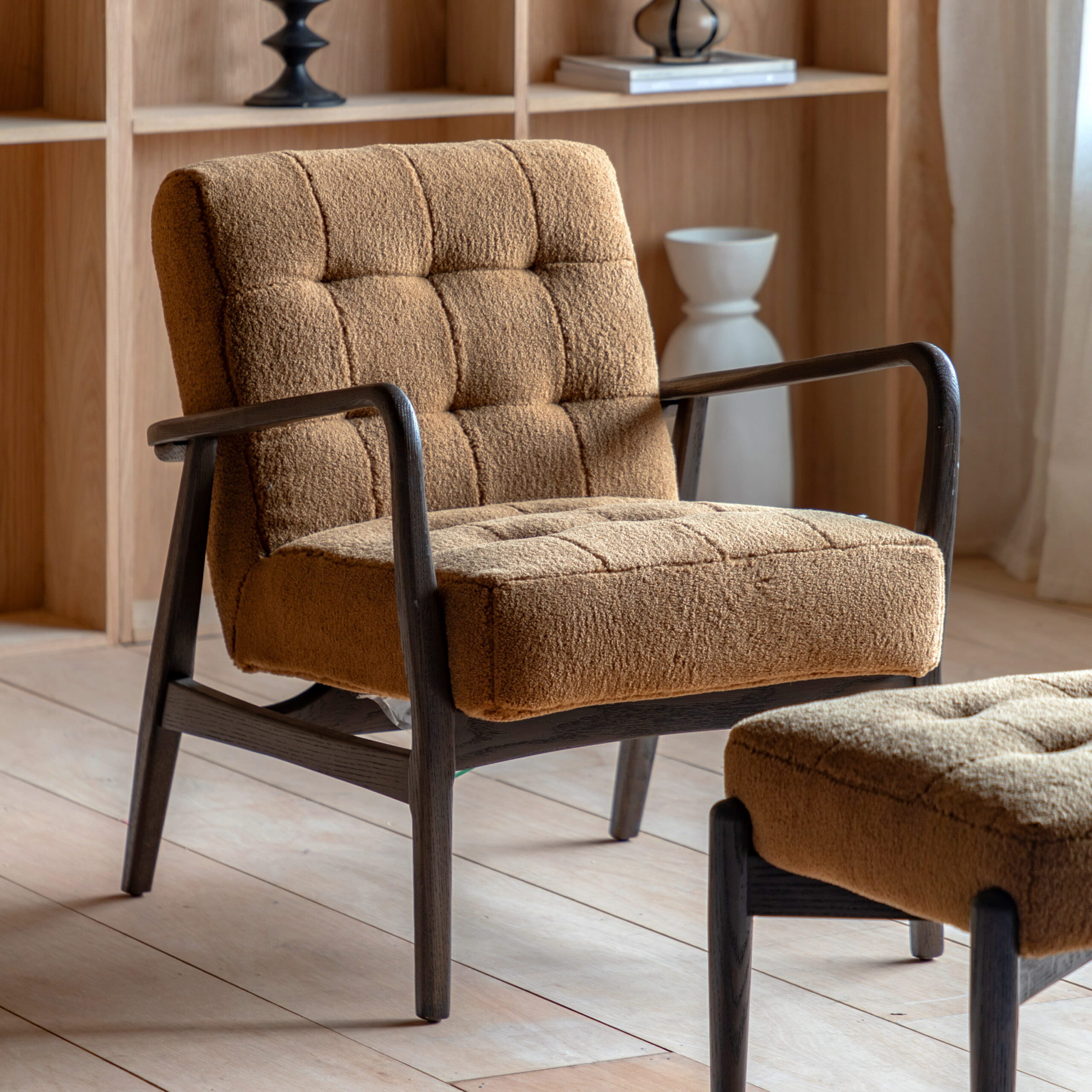Hoxton Ochre Armchair - Image 2