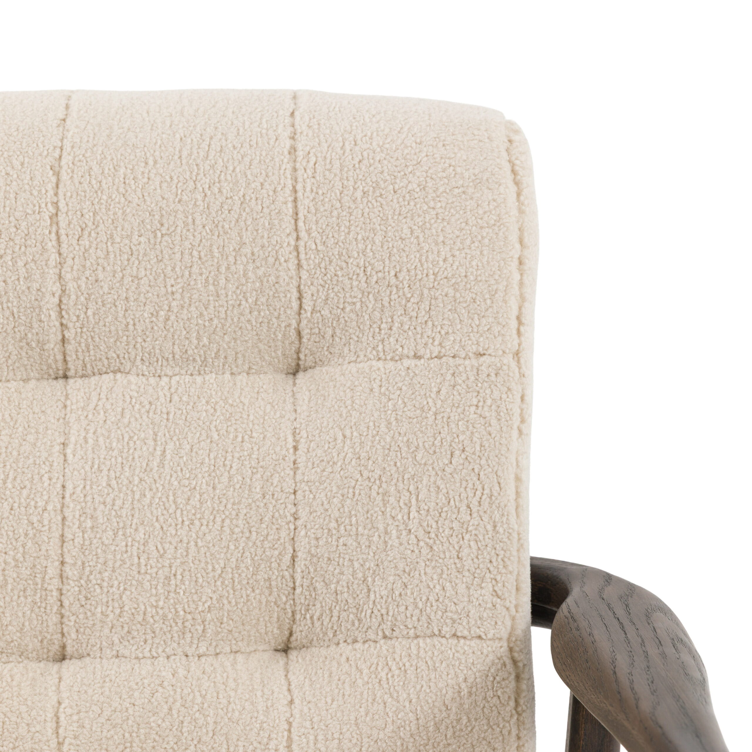 Hoxton Cream Sheepskin Armchair - Image 9