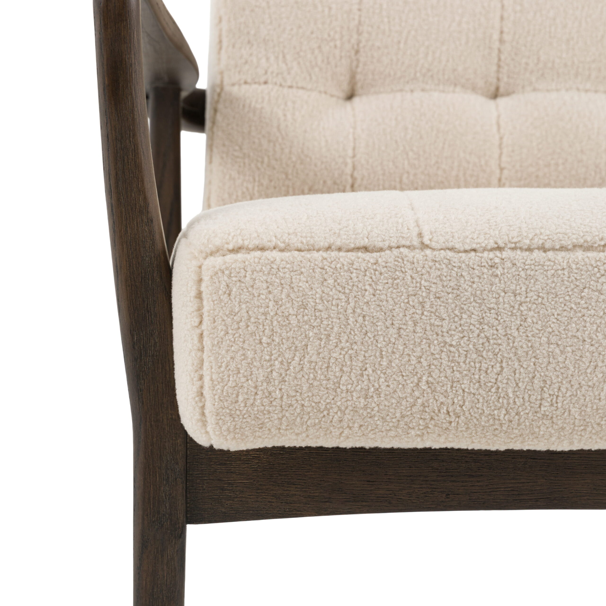 Hoxton Cream Sheepskin Armchair - Image 8