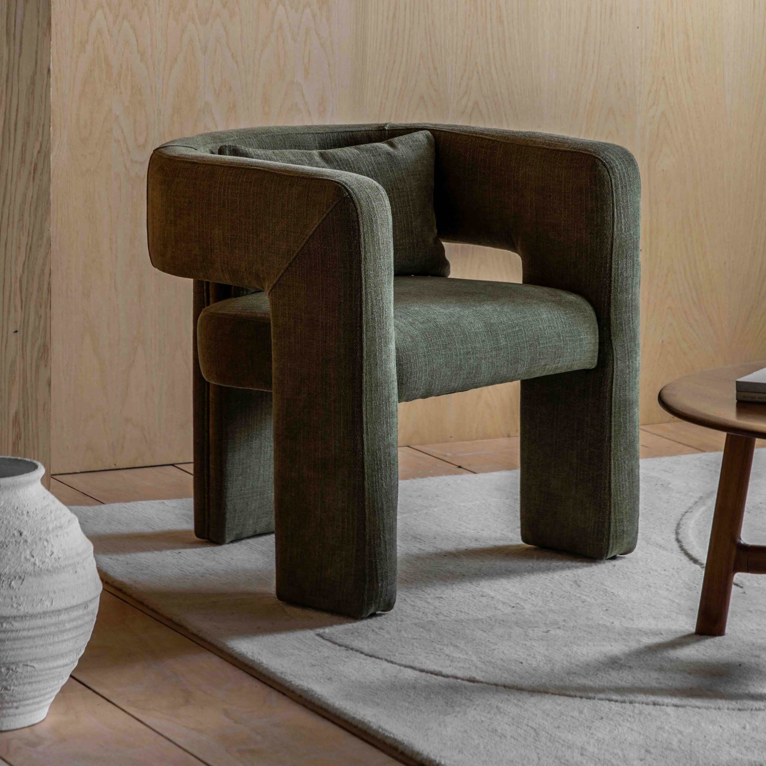 Lucca Green Armchair - Image 2