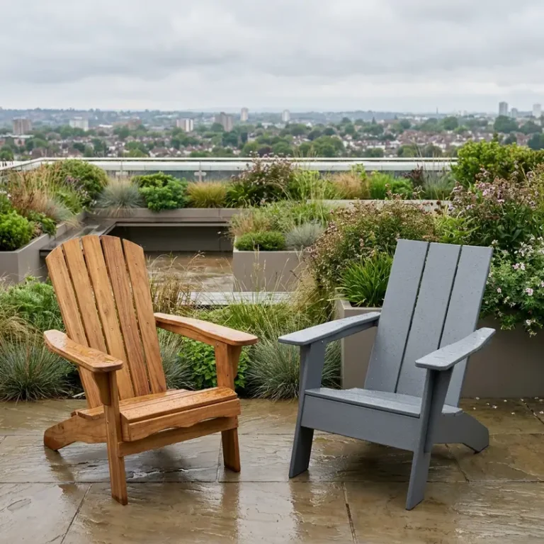 Adirondack Chair UK: Wood vs HDPE Guide