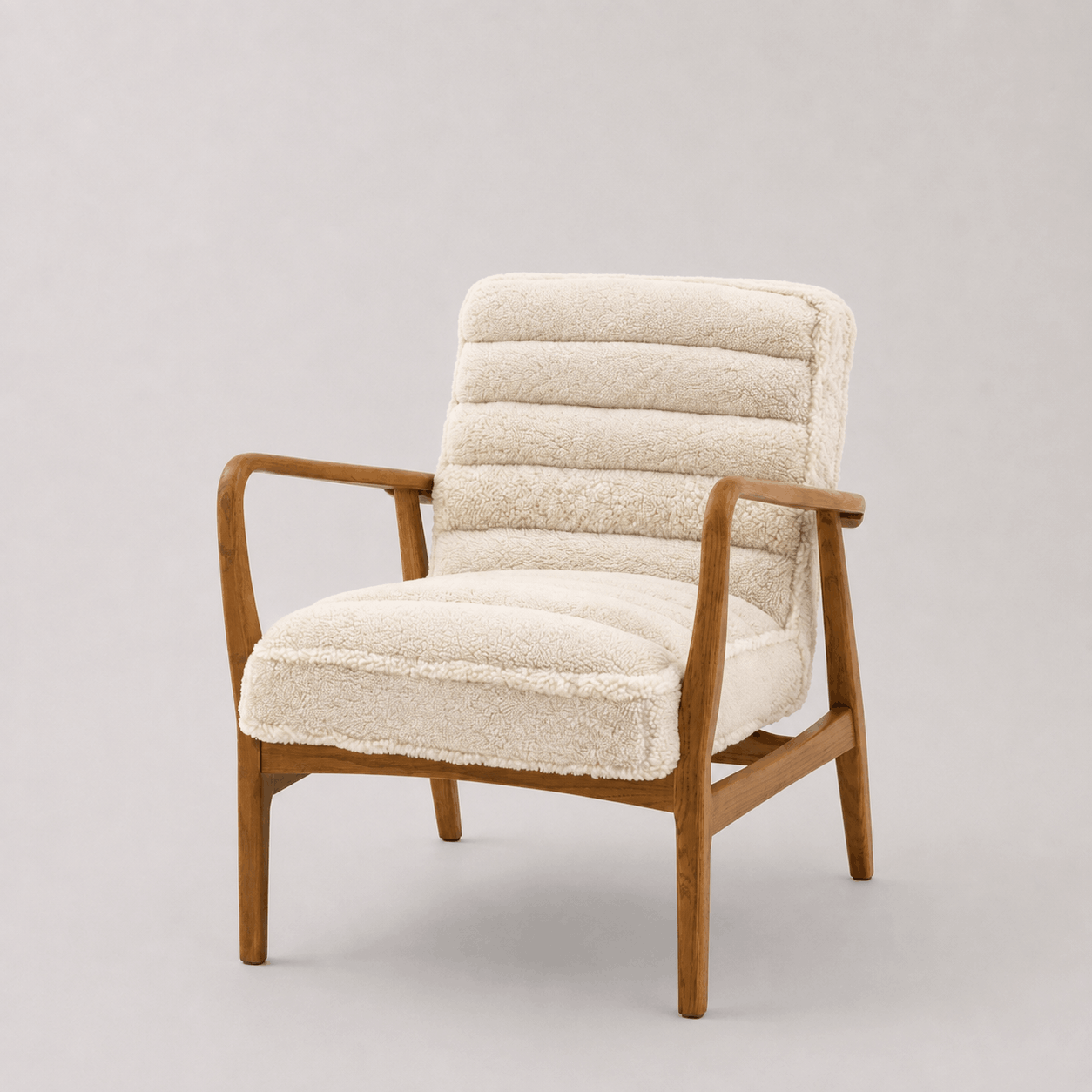 Camden Cream Sheepskin Armchair