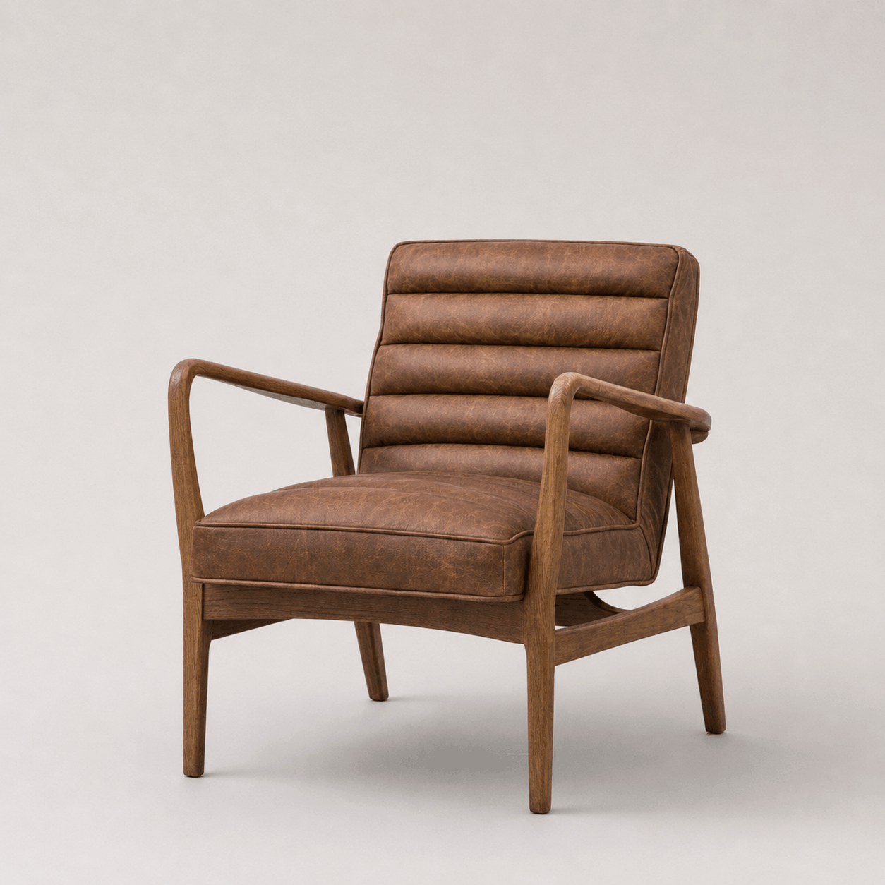 Camden Vintage Brown Armchair