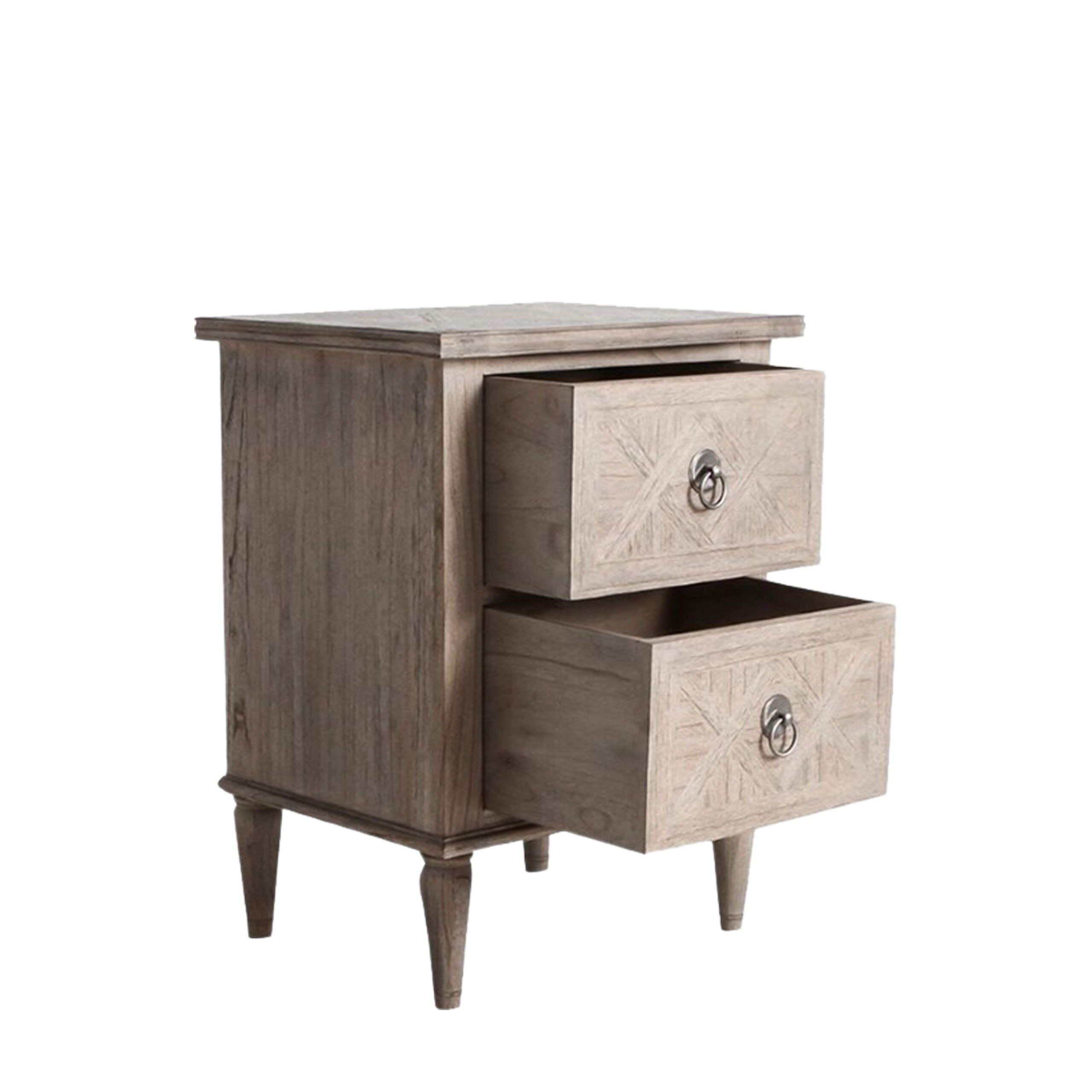 Provence 2 Drawer Bedside Table - Image 4