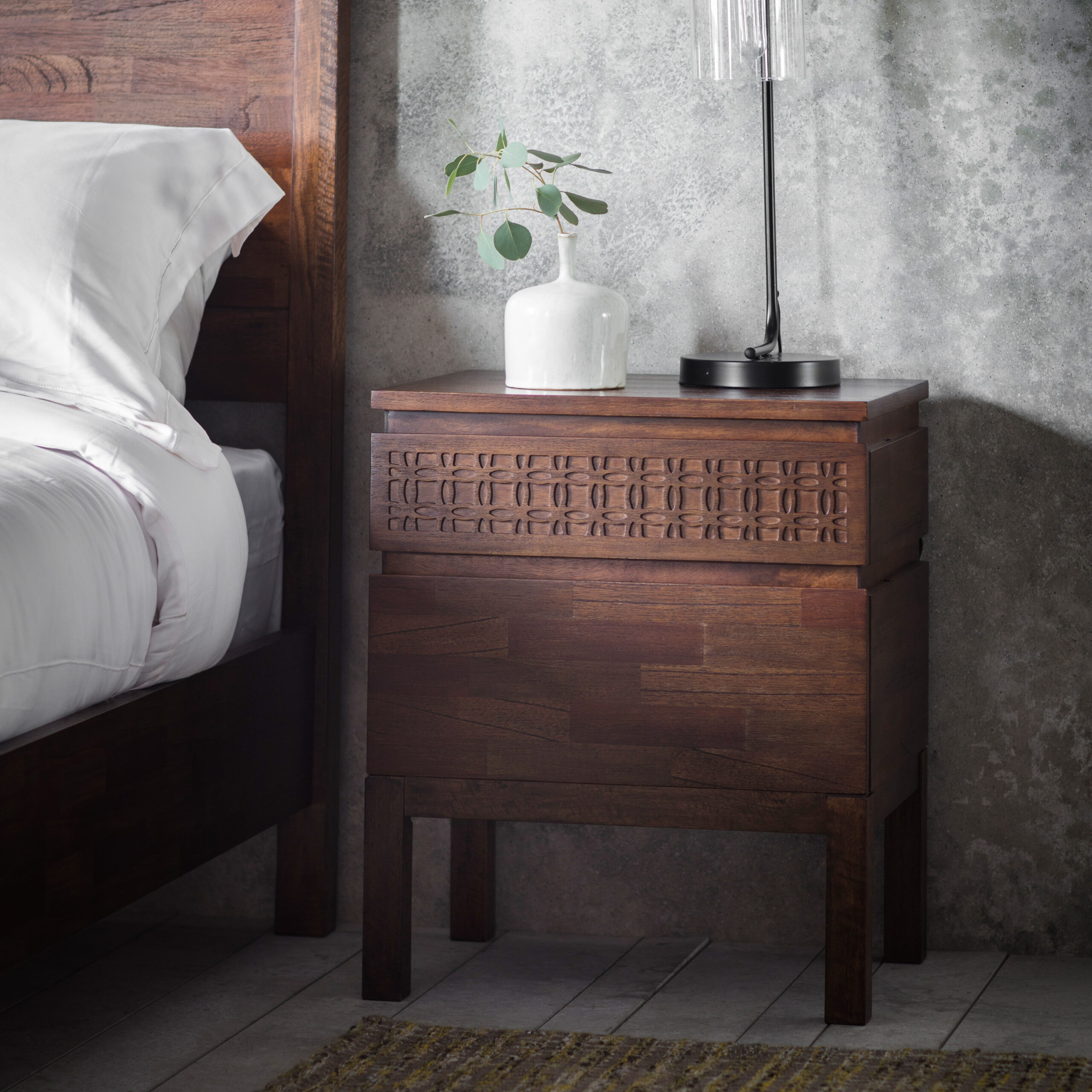 Tulum 2 Drawer Bedside Chest
