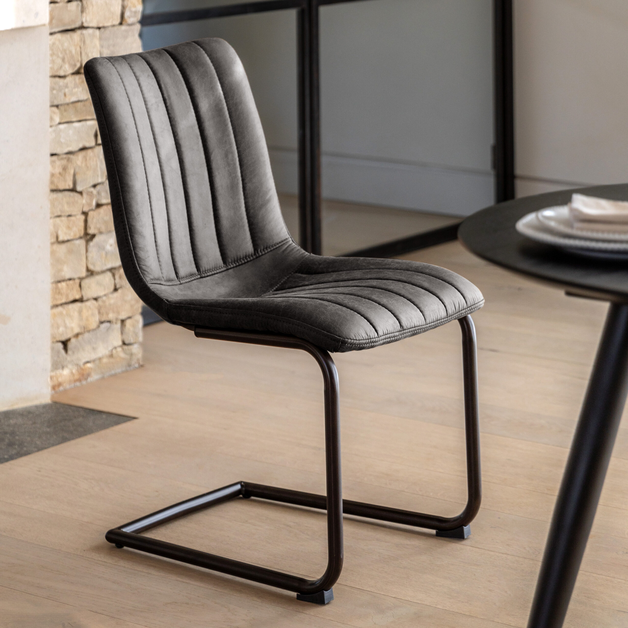 Marlowe Grey Dining Chairs - Set of 2 Chairs
