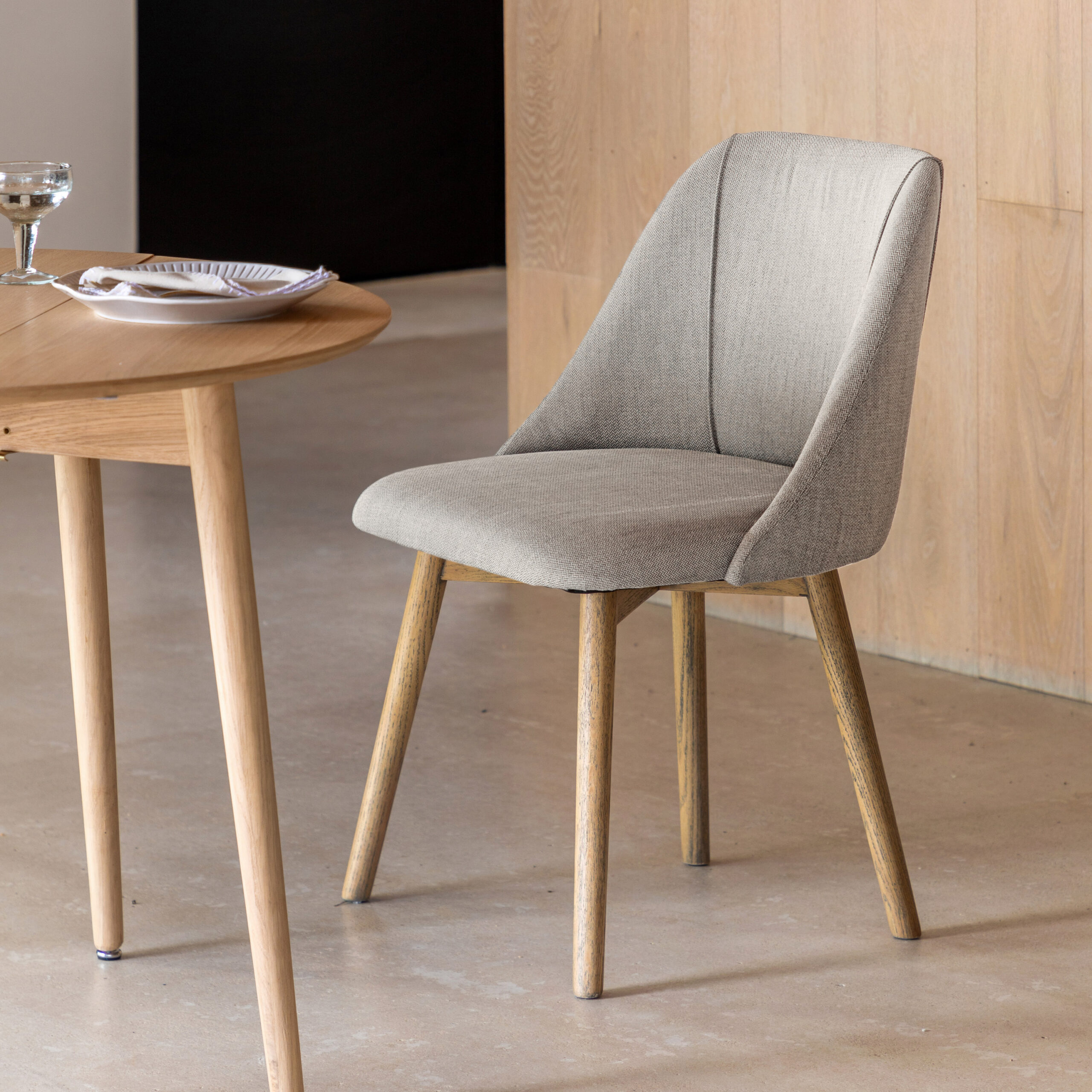 Emmett Neutral Dining Chairs - Set of 2 Chairs