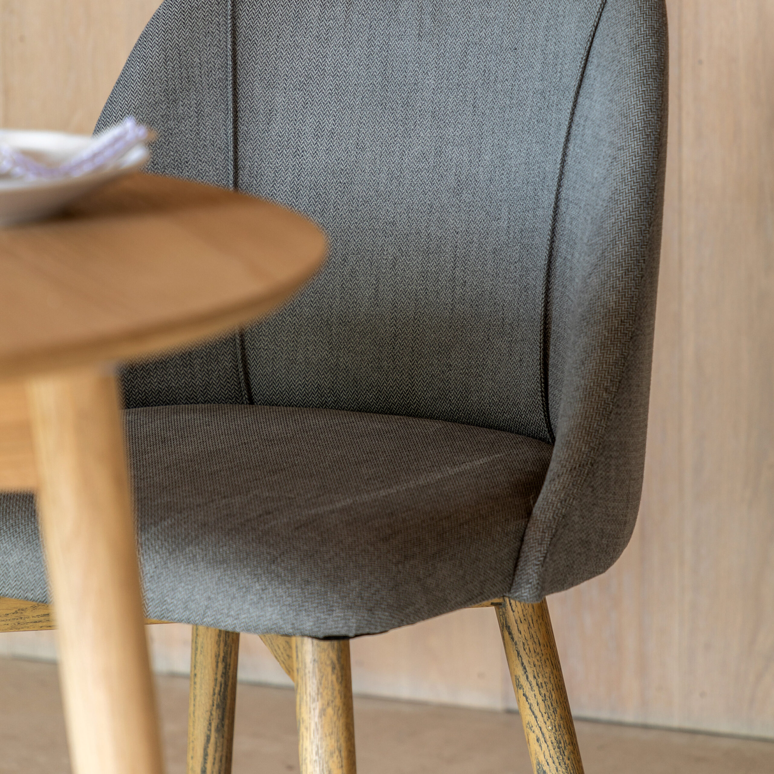 Emmett Slate Grey Dining Chairs - Set of 2 Chairs - Image 2