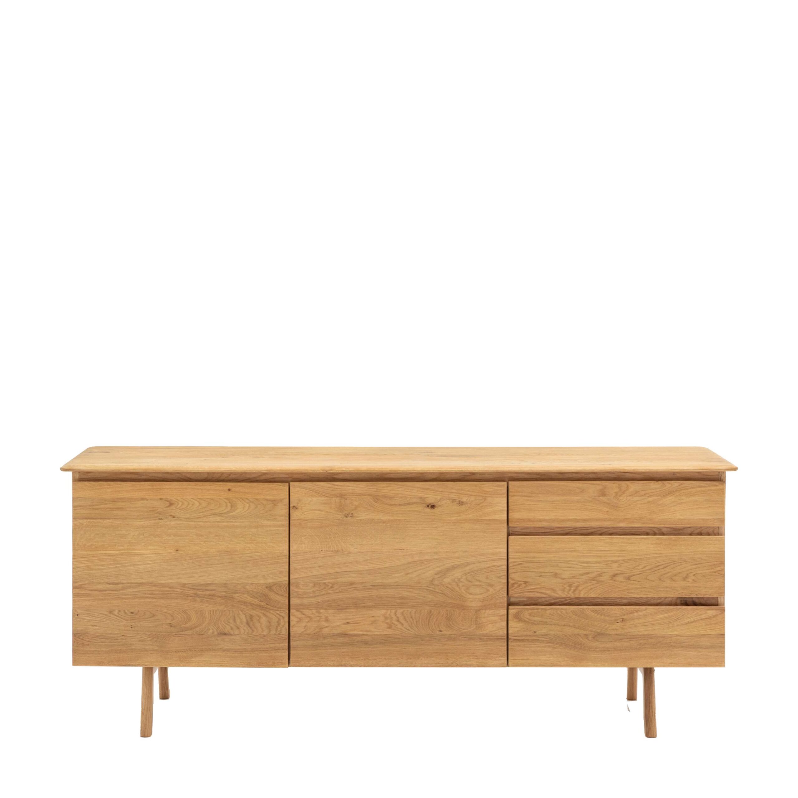 Toledo 2 Door 3 Drawer Sideboard Oak - Image 5