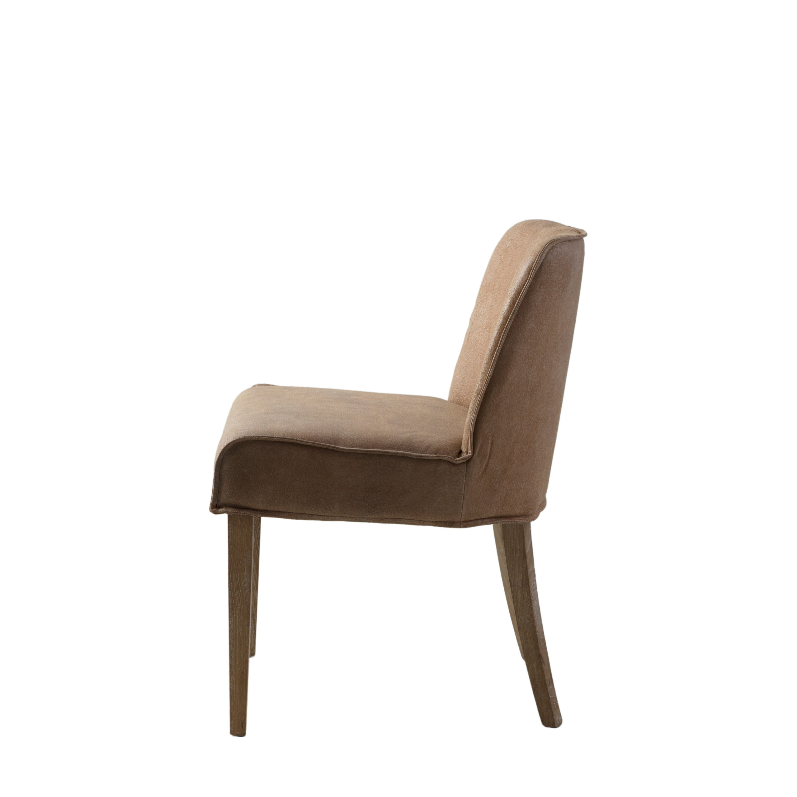 Whitby Brown Leather Dining Chairs - Set of 2 Chairs - Image 5