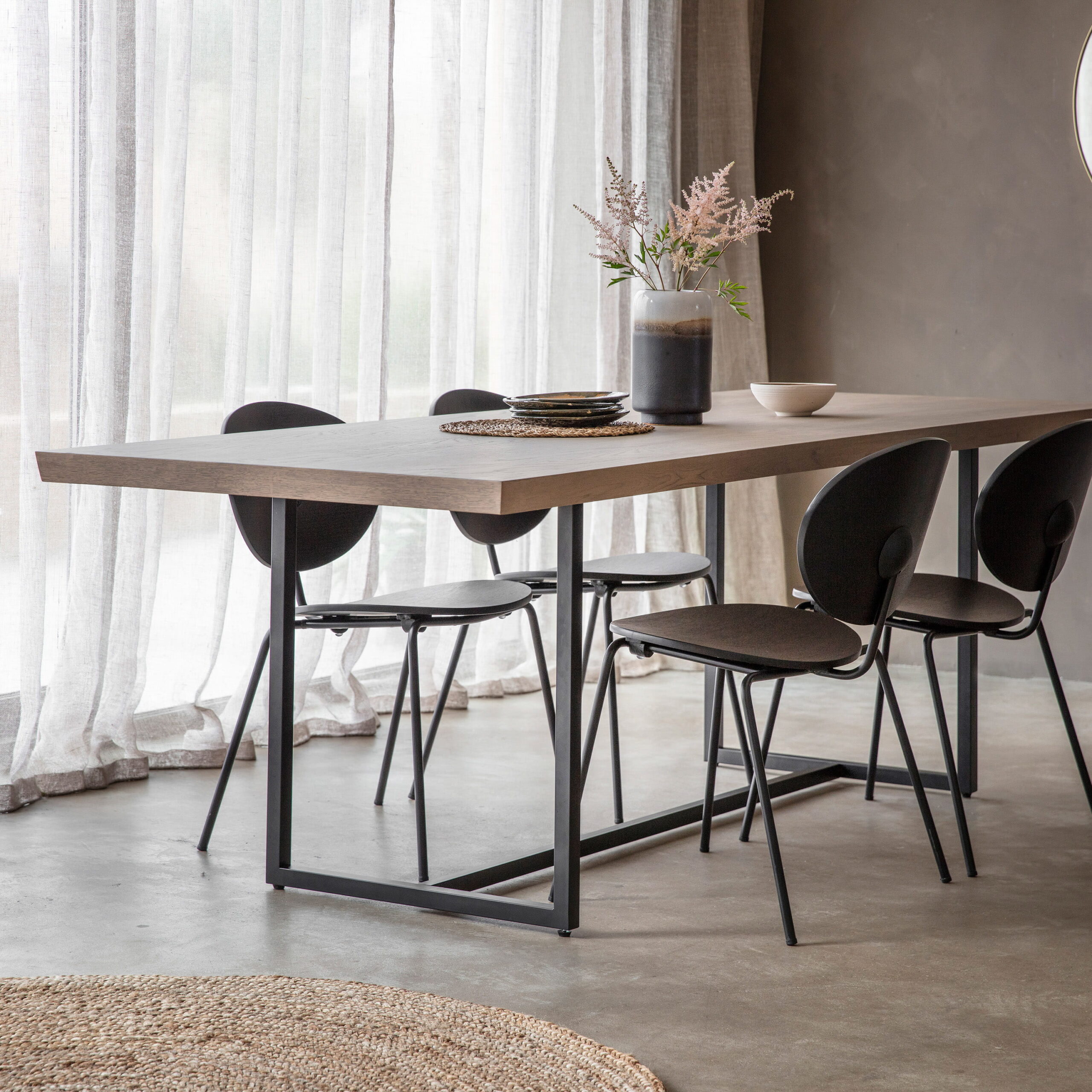 Alder Dining Table Grey