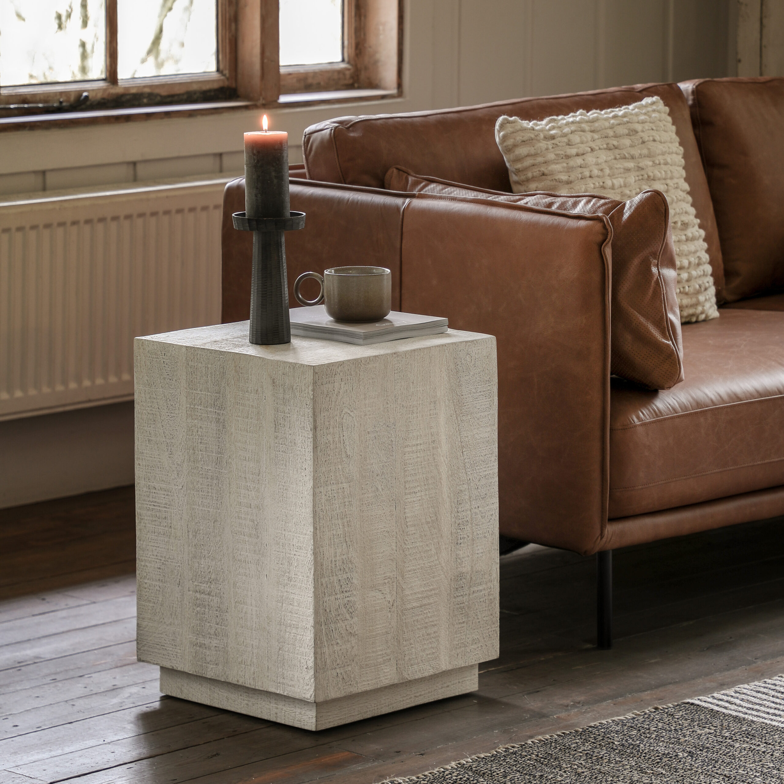 Montana Side Table Whitewash
