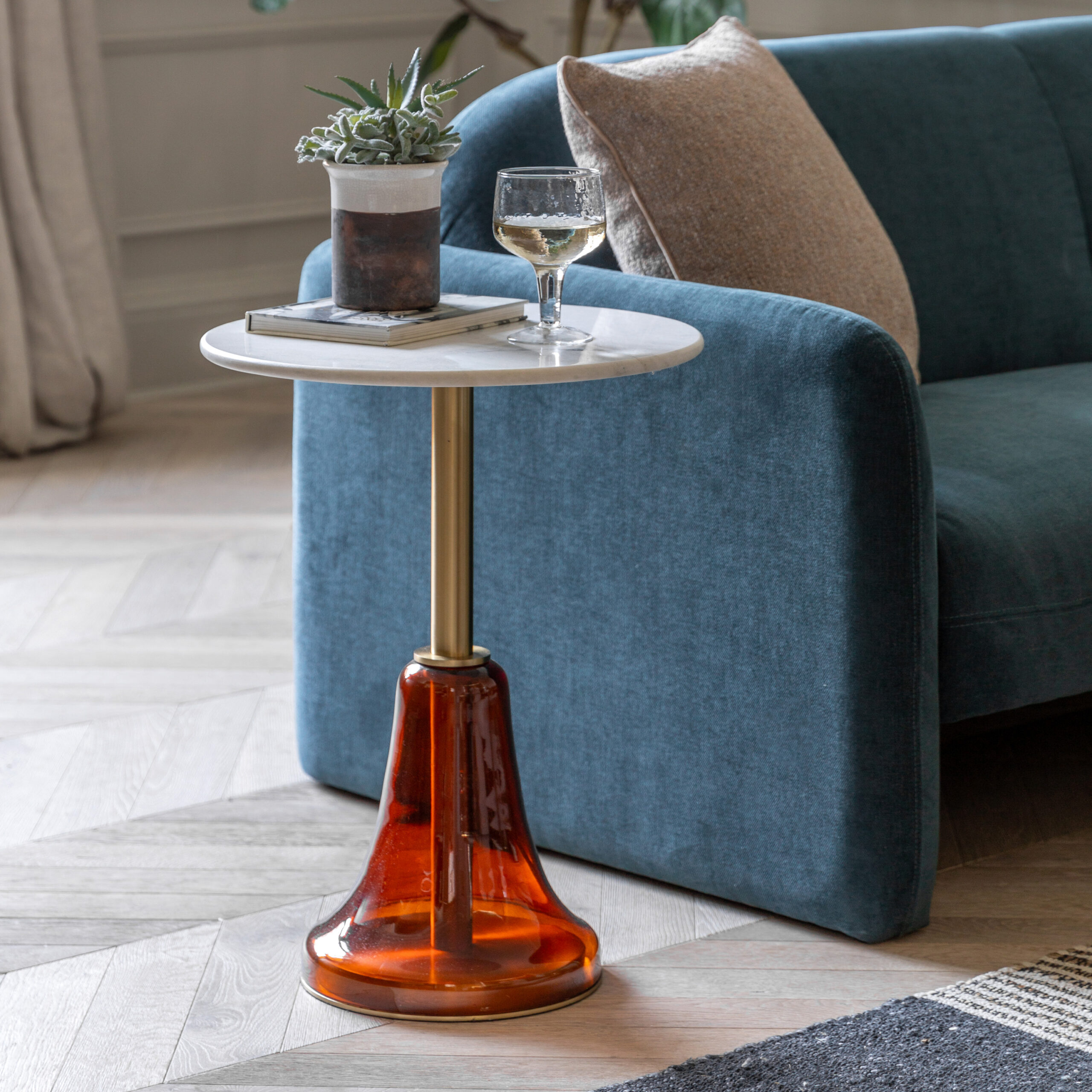 Cadiz Side Table Orange