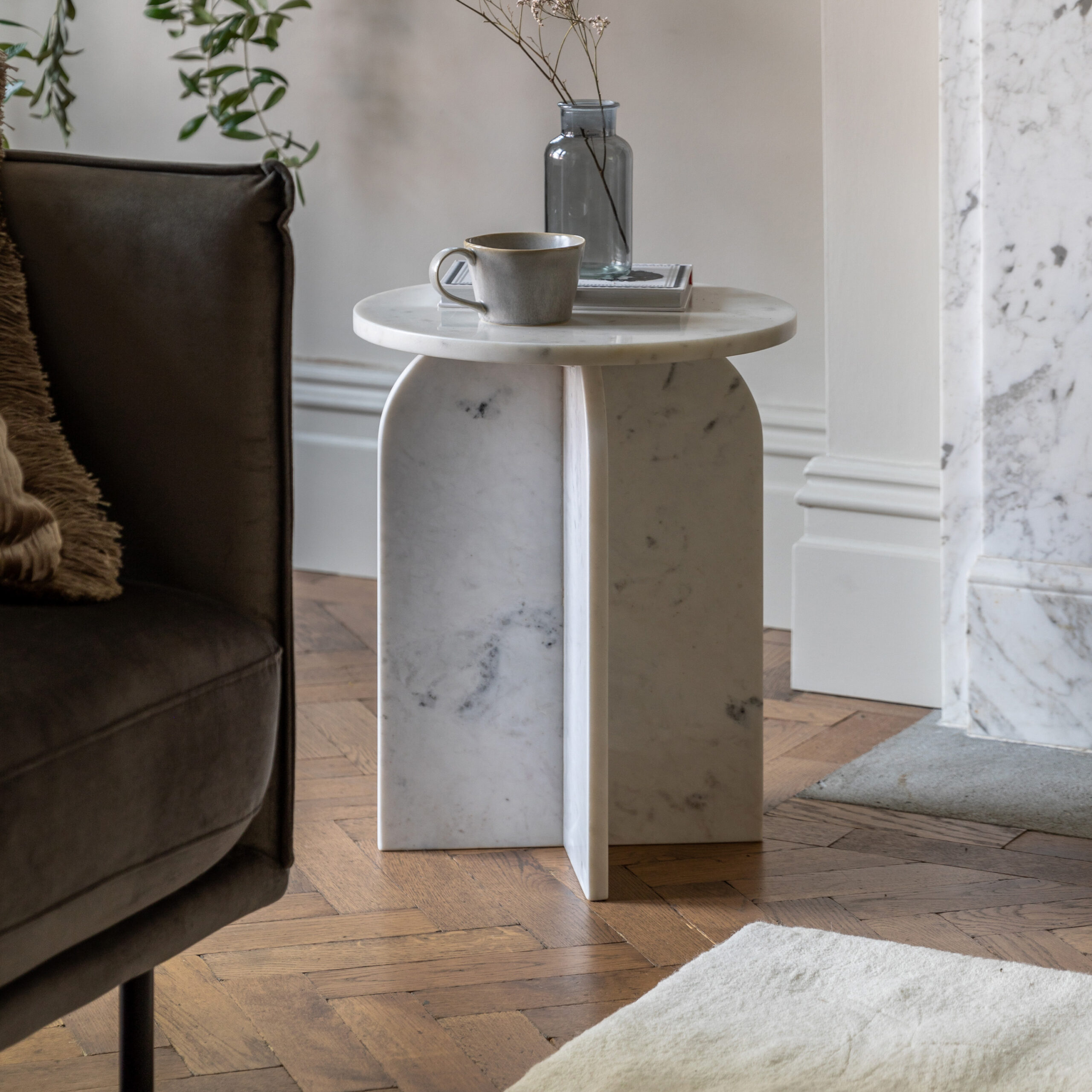 Ravello Side Table White
