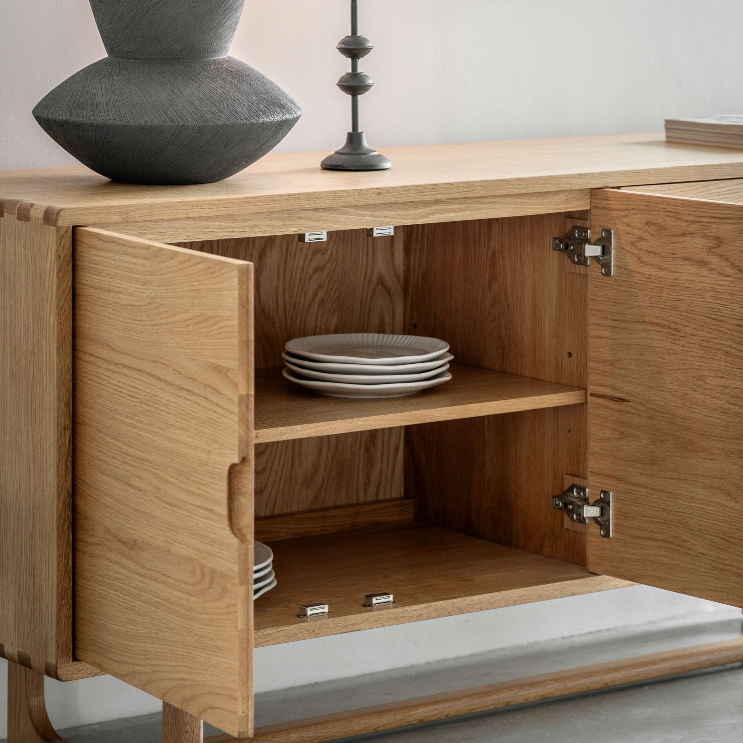 Calder 4 Door Sideboard Natural - Image 3